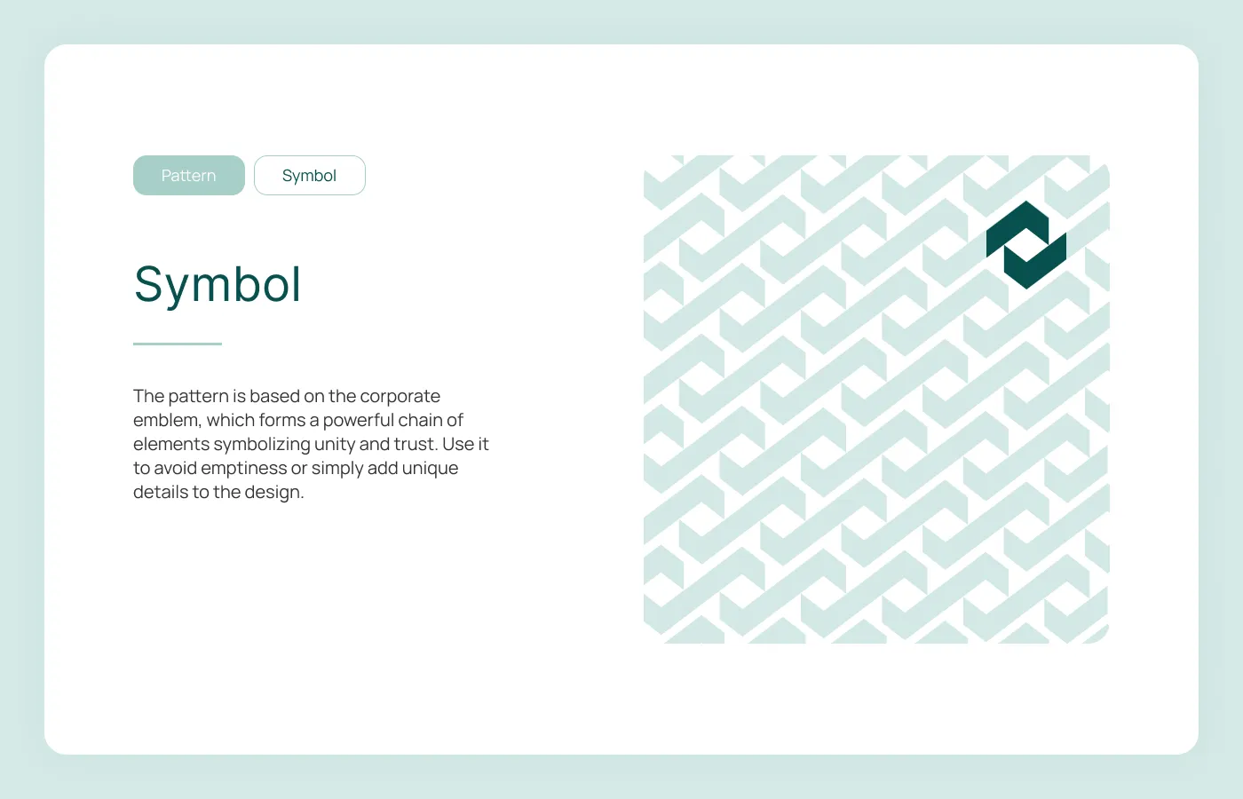 Pattern · derived from the symbol